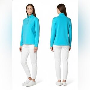 TOMMY BAHAMA Cotton Quarter Zip Long Sleeve Sweater / Pullover US Sz S Unisex